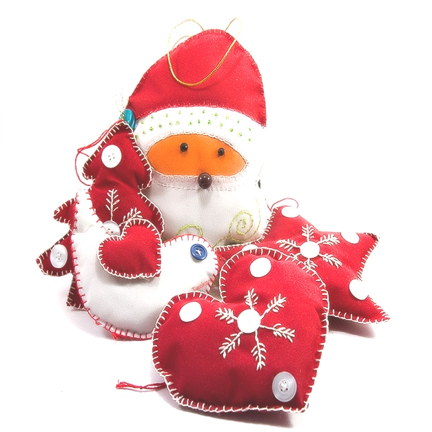Christmas Baubles - Set of 5